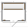 SunRay Sequoia 4 Person Infrared Sauna